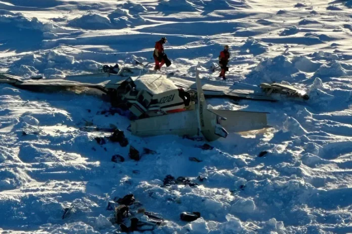 Authorities have confirmed that the wreckage of a small plane that went missing in Alaska has been found, with all ten people on board tragically losing their lives
