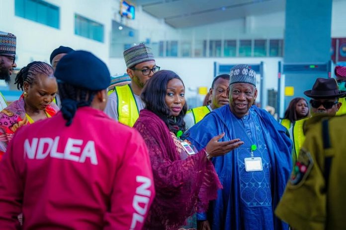National Chairman of the All Progressive Congress (APC) and FAAN Board Chairman, Alhaji Abdulahi Ganduje,